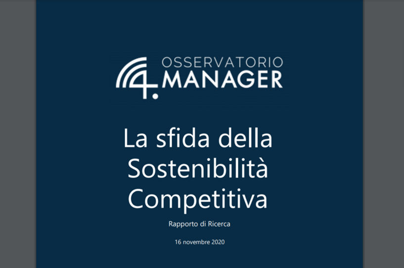 La sfida della Sostenibilità competitiva